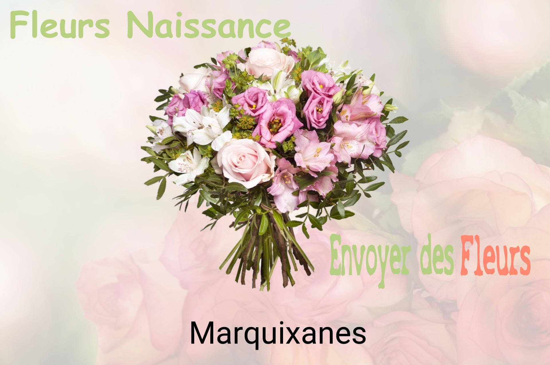 Bouquet de fleurs de naissance livré à Marquixanes